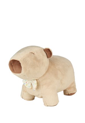 Sterntaler, KUSCHELTIER XL CAPYBARA MIT RASSEL UNISEX - Cuddly toy - hellbraun