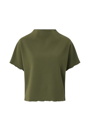 Ellos Collection, OBERTEIL MIT STEHKRAGEN. - Blouse - green