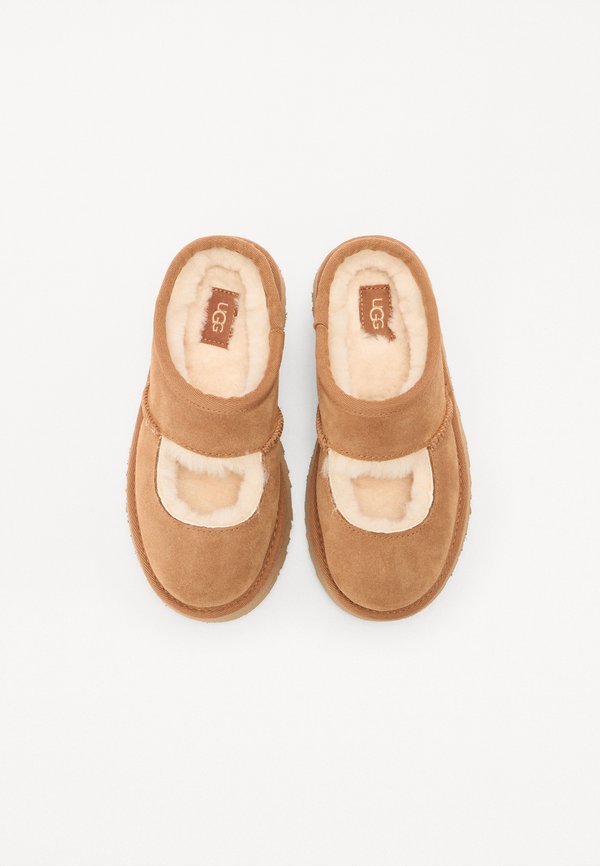 BEA MARY JANE - Slip-ons - cognac3