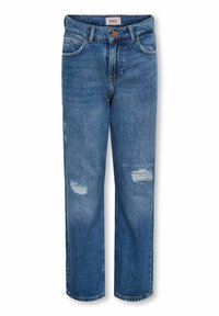 Jeans straight leg - dark blue denim