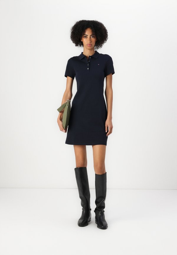SLIM DRESS  - Shirt dress - desert sky3