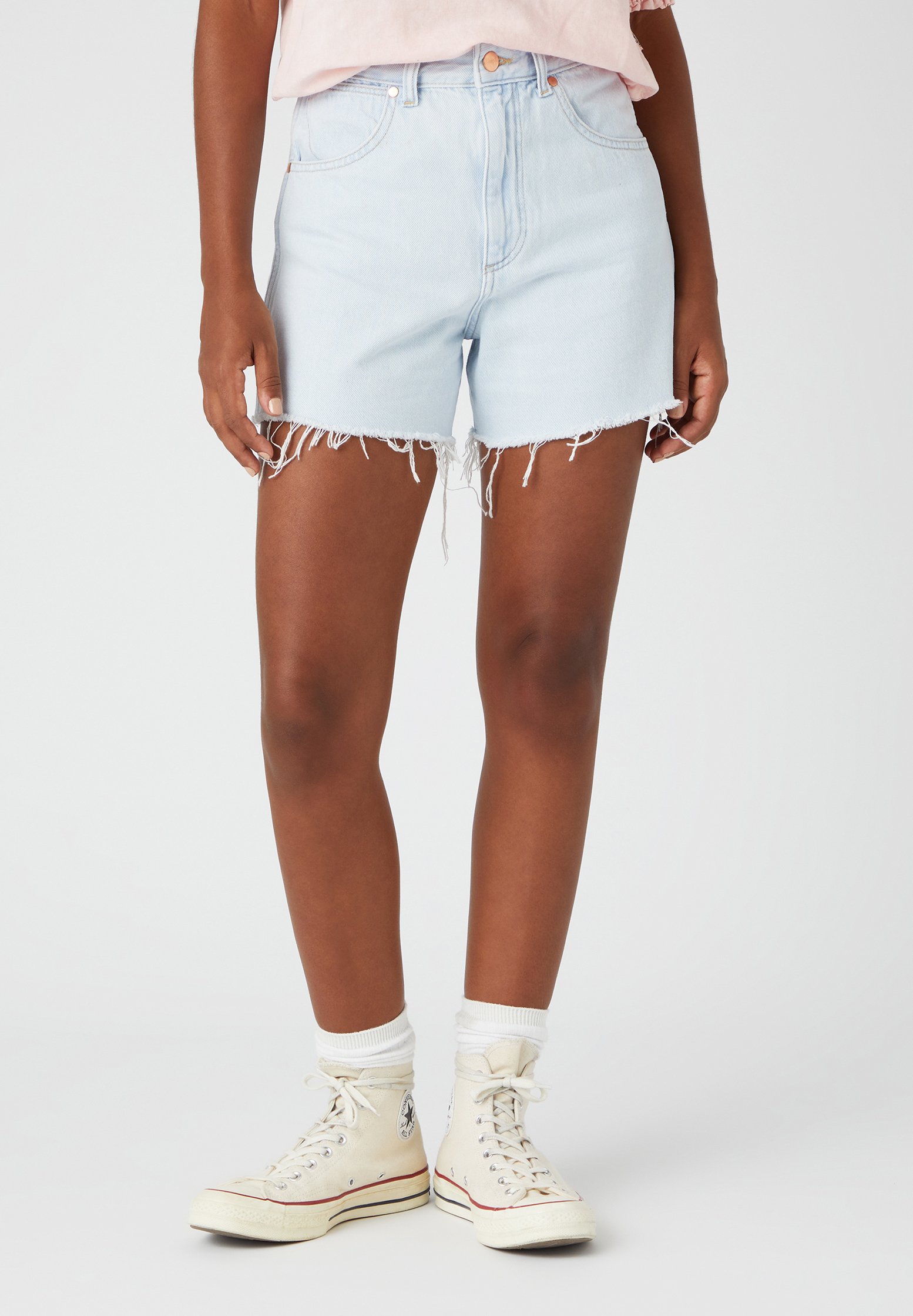 Wrangler Shorts di jeans - trick of the ice/celeste - Zalando.it