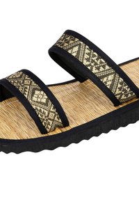 CINNEA MAYA - Mules - gold  gemustert