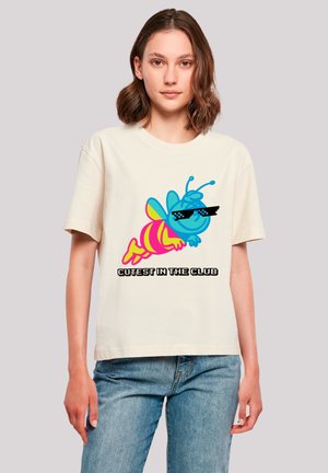 F4NT4STIC DIE BIENE MAJA CUTEST IN CLUB - T-Shirt print - whitesand