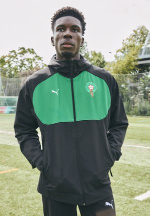 MOROCCO FRMF TRACK JACKET - Article de supporter d'équipe nationale - black/archive green