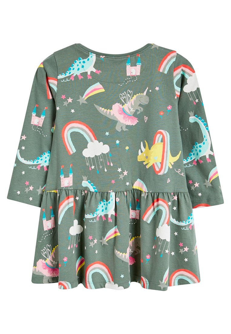 Next DINO Korte jurk greenGroen Zalando.nl Next DINO Sweater greenGroen Zalando.nl