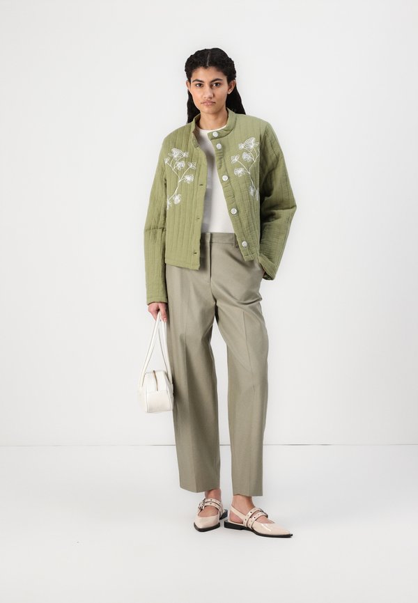 SLFDORA MERLA BARREL PANT - Trousers - vetiver3