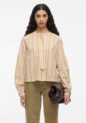 LANGARM GESTREIFTES - Bluse - birch