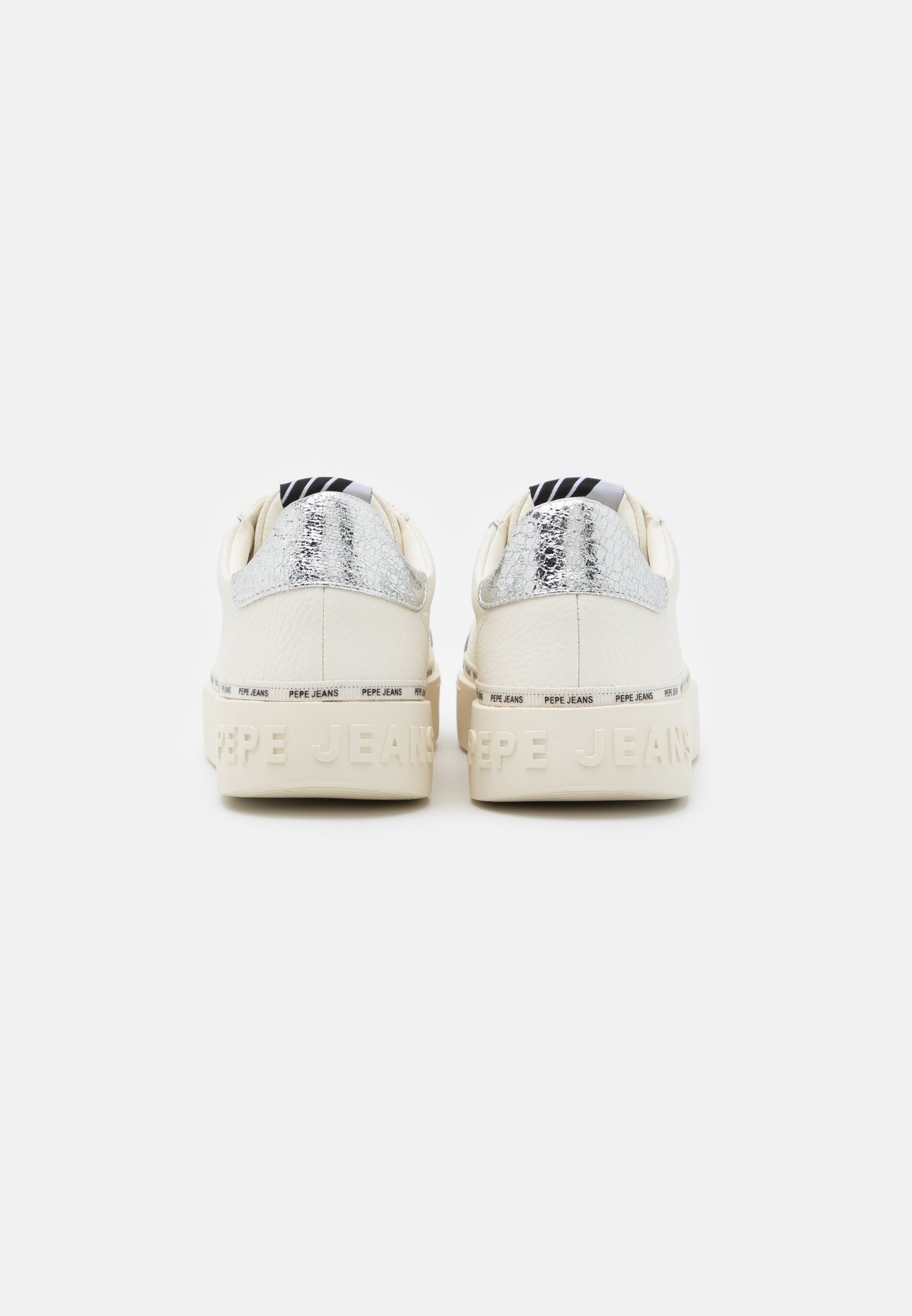 Pepe Jeans BRIXTON AGAIN - Trainers - offwhite/white - Zalando.ie