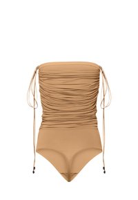 Wolford FATAL DRAPING STRING - Body - almond