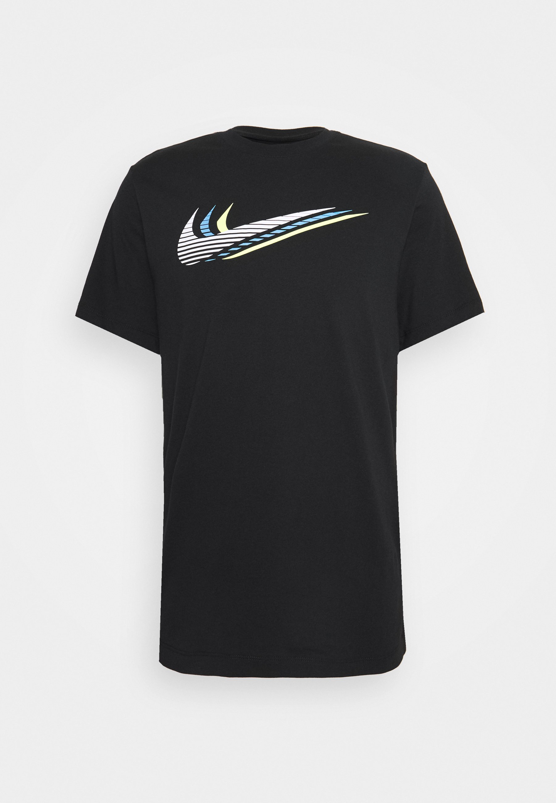 Nike Sportswear TEE T shirts med print blackwhite Nike Sportswear TEE JUST DO IT - T-shirts med print - black/white
