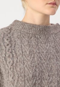 Pieces PCNOSIE PONCHO - T-shirt básica - fossil