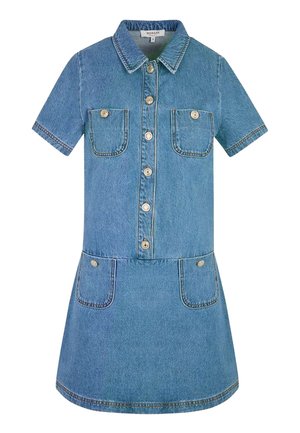 Morgan, ROBES COURTES - Robe en jean - bleu