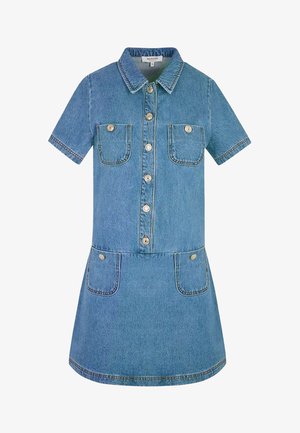 Morgan, ROBES COURTES - Robe en jean - bleu