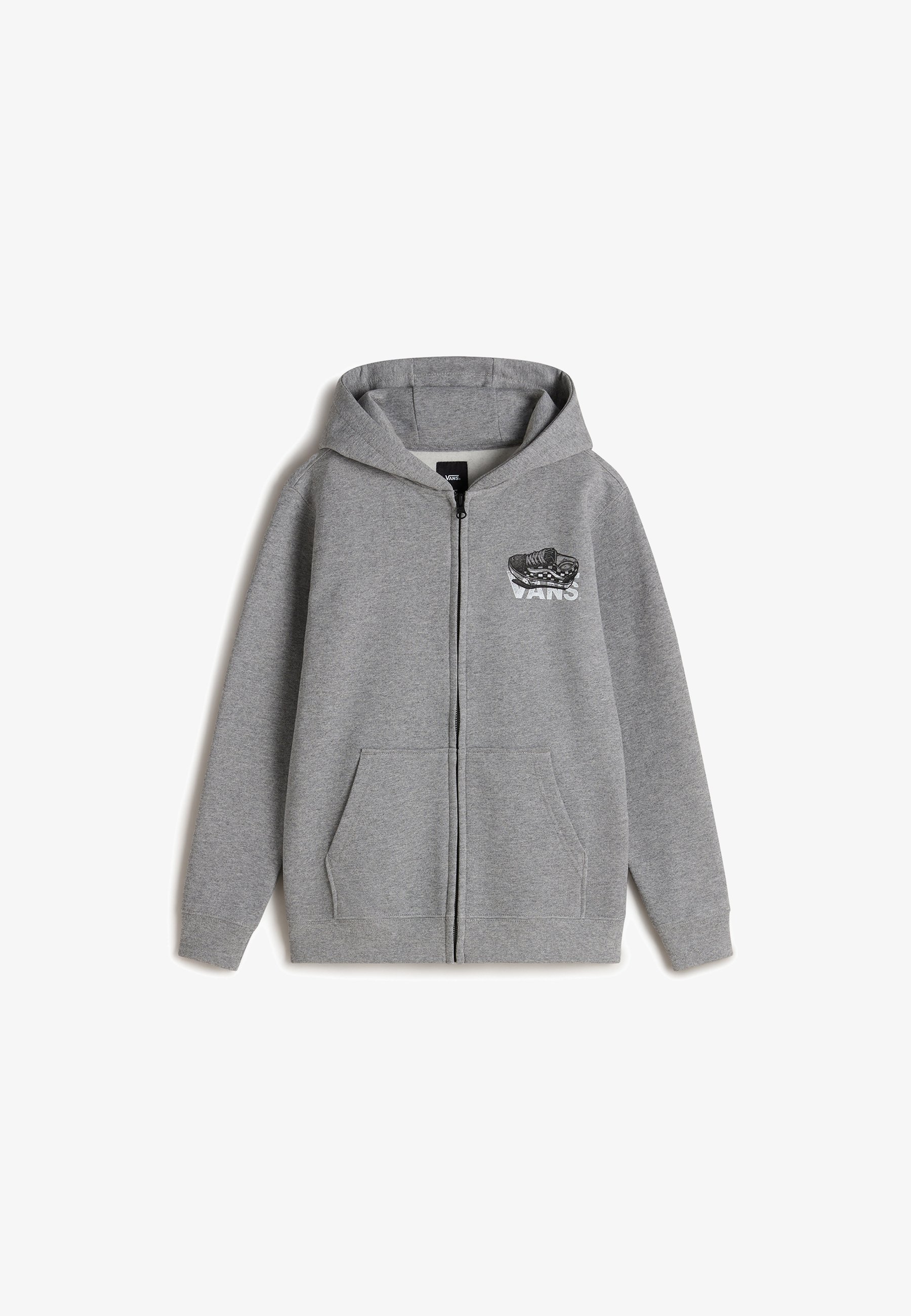 Vans OLD SKOOL Sudadera con cremallera cement heather/gris