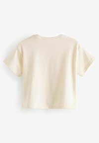 Next SHORT SLEEVE PADDED APPLIQUE   - REGULAR FIT - T-Shirt print - white flower