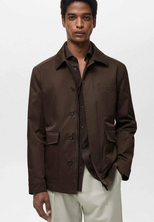 Leichte Jacke - chocolate