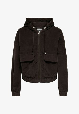 ONLY, ONLKENZIE L/S CORD JACKET PNT NOOS - Suvejakk - black coffee