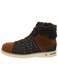 Scotch & Soda LEVANT - Lace-up ankle boots - cognac