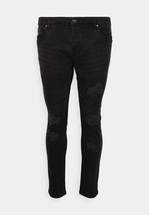 Brave Soul LEYLAND - Jeans Skinny Fit - charcoal