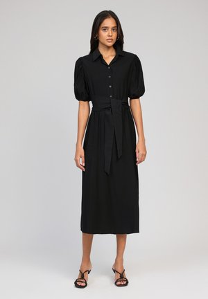 AN'GE Robe chemise - noir