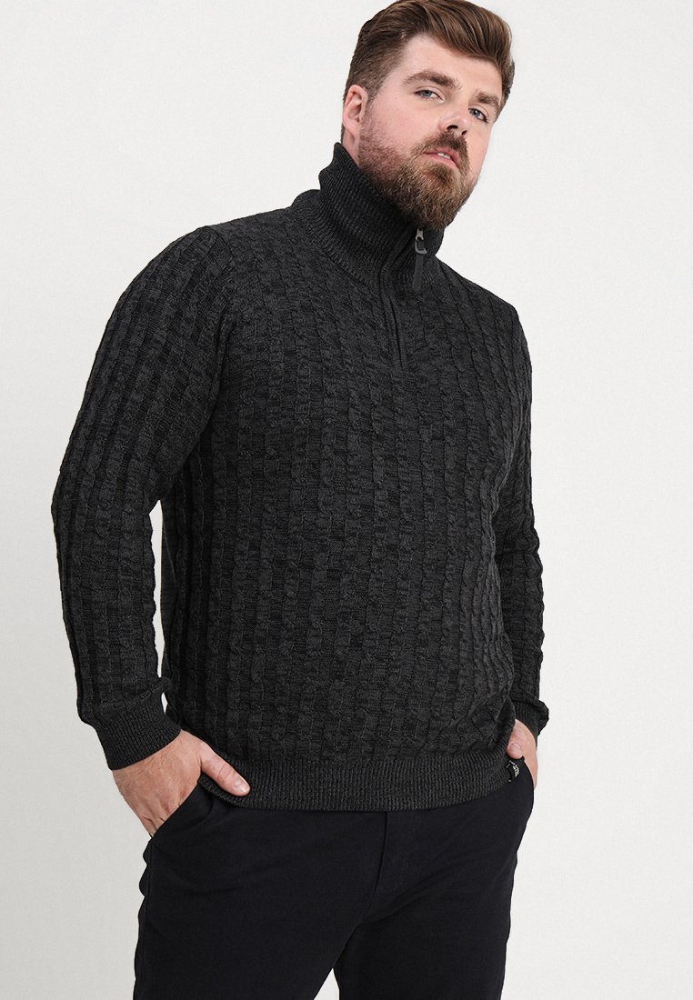 INDICODE JEANS RUFUS - Maglione - charcoal mix