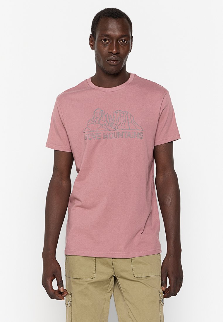 Jeep T-shirt print roze