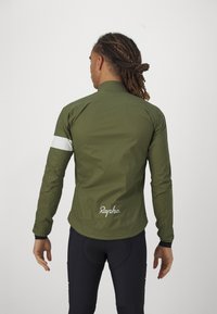 Rapha MENS CORE RAIN JACKET II - Kerékpáros dzseki - dark khaki/white