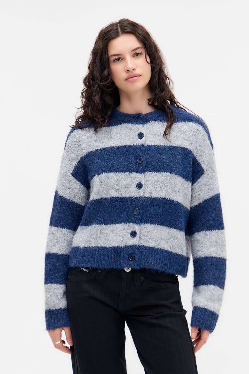 BDG Urban Outfitters DAKOTA Cardigan navy/dark blue