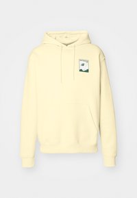 RELAXED HOODIE UNISEX - Sportinis megztinis - beige