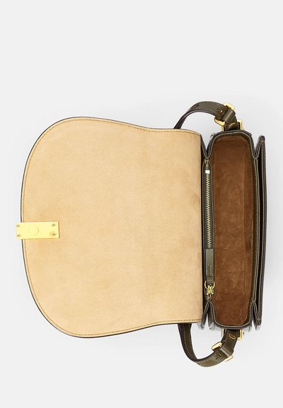 Polo Ralph Lauren POLO ID LEATHER SADDLE BAG - Ülerinna-kott - hunting olive