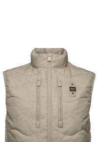 Blauer Weste - beige