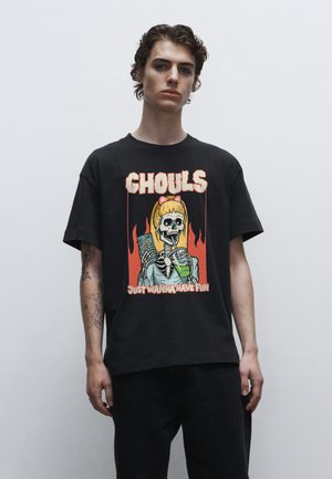 GHOUL FUN - Print T-shirt - black