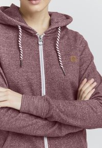 Oxmo OXCelia - Sudadera con cremallera - wine red melange