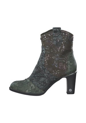 Mustang Cowboy-/Bikerstiefelette - grün