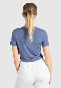 Smilodox CROP - T-shirt print - blau