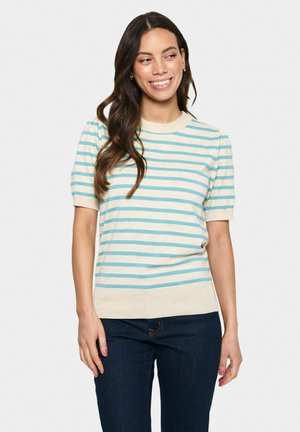 MILA - Print T-shirt - jojoba reef stripe