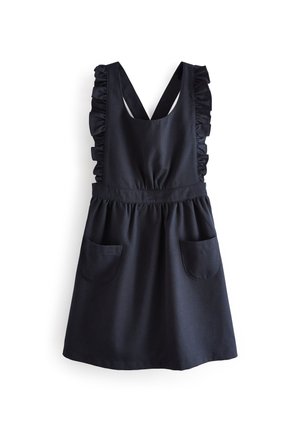 RUFFLE DETAIL - Robe de jour - navy blue