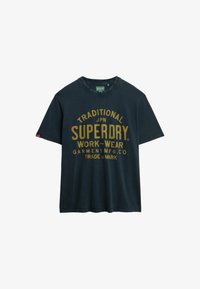 Hombre Sudadera con capucha Machined Goods Workwear en verde aceituna Hombre Sudadera con capucha Machined Goods Workwear en verde aceituna