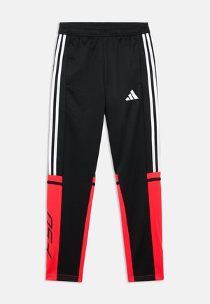 TRAINING PANTS UNISEX - Jogginghose - black/lucid red/white
