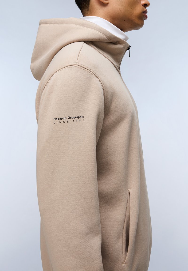 Veste Napapijri Men A-Inti Beige Silver | Equipementaventure