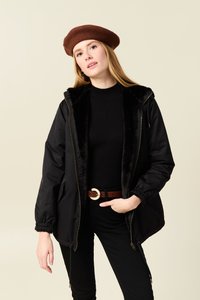 BONOBO Jeans GERADER KAPUZEN - Vinterjacka - noir