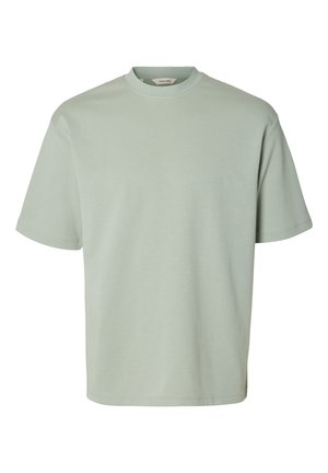 Selected, SLMLOOSEOSCAR - T-shirt basique - aqua gray