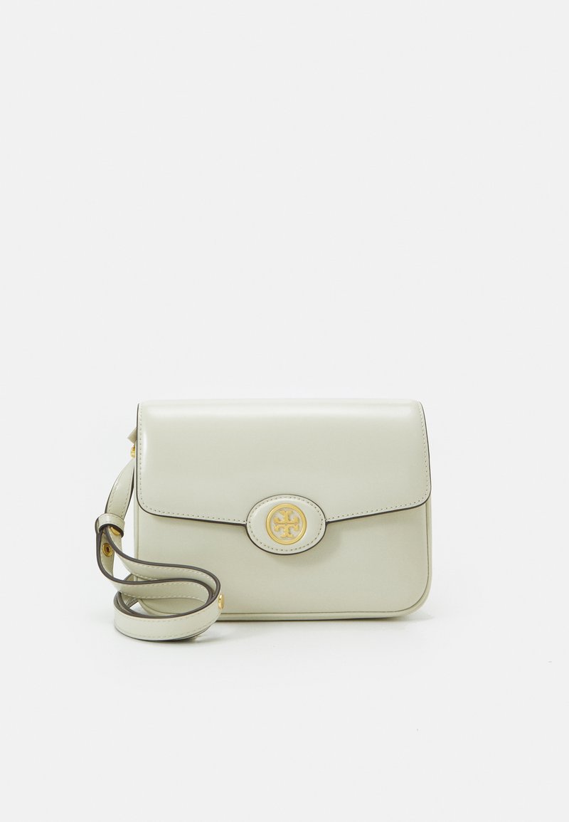 Tory Burch - ROBINSON SPAZZOLATO CONVERTIBLE SHOULDER BAG - Bandolera - shea butter, Ampliar