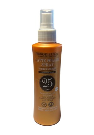 SONNENSPRAY FÜR GESICHT   KÖRPER 25 UVB   - Sun protection - weiß