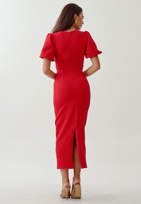 TUSSAH JAYNA MIDI  - Laisvo kirpimo suknelė - red
