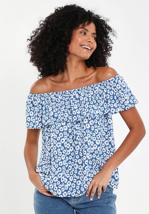 Threadbare CORONATION BARDOT  - Blusa - blue