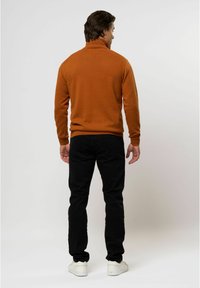 U.S. Polo Assn. BRISON HALF ZIP - Džemperis - pumpkin spice melange
