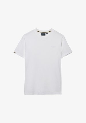 Superdry & Co, SUPERDRY ESSENTIAL SERIF LOGO EMBROIDERED T-SHIRT.. - T-shirt basique - optic white