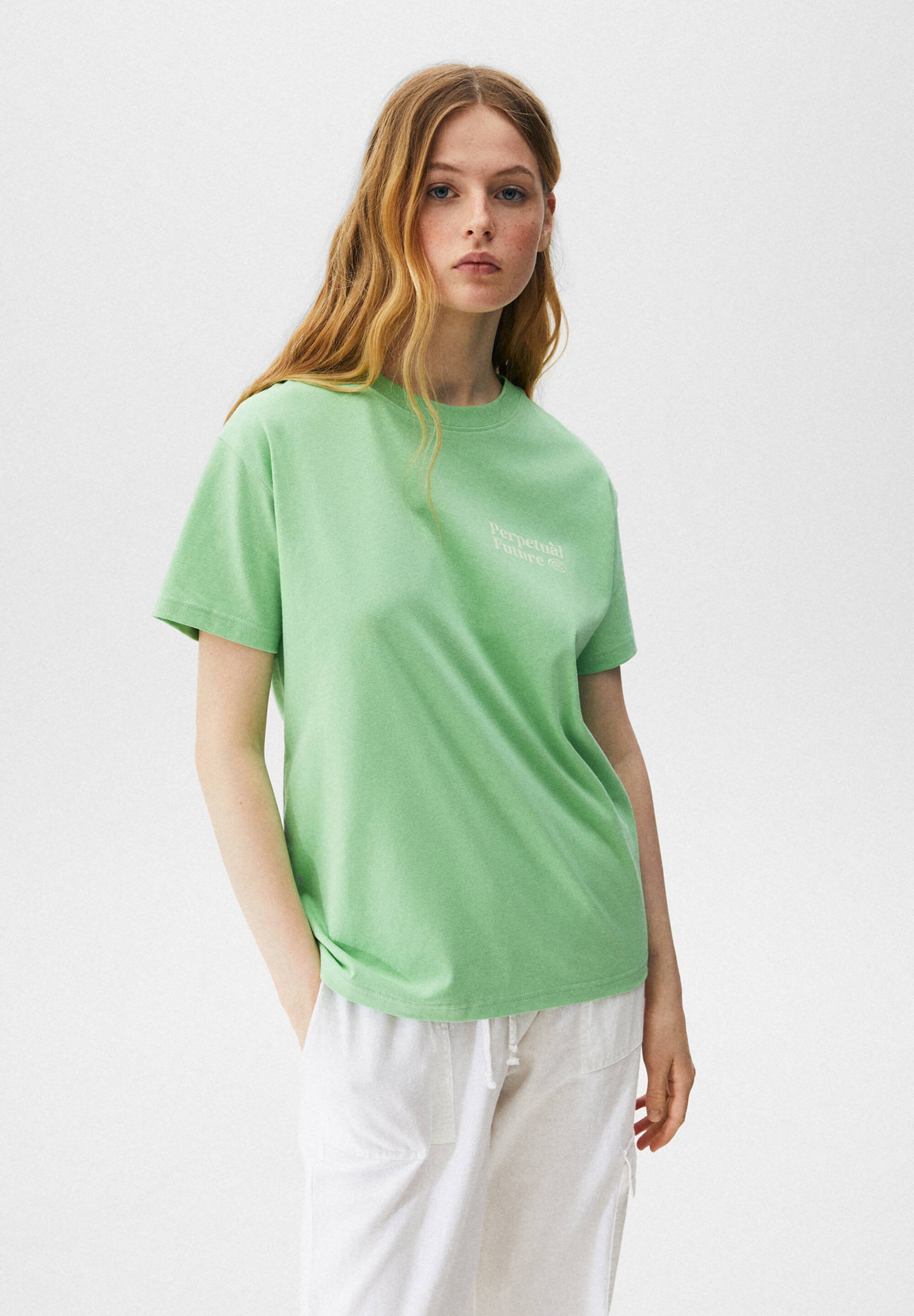 PULL\u0026BEAR TIMELESS FUTURE GRAPHIC - T 